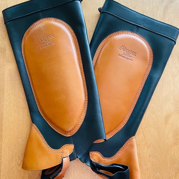 EXMOOR Fine Leather Equestrian Half Chaps - Picture 5 of 11